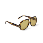 Louis Vuitton Women Square Frame Brown Sunglasses