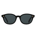 Louis Vuitton Women Round Frame Coal Black Sunglasses