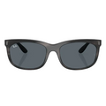Ray Ban Men Pillow Frame Lead Gray Sunglasses