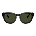 Ray Ban Women Square Frame Soot Black Sunglasses