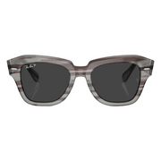 Ray Ban Women Square Frame Grey Sunglasses