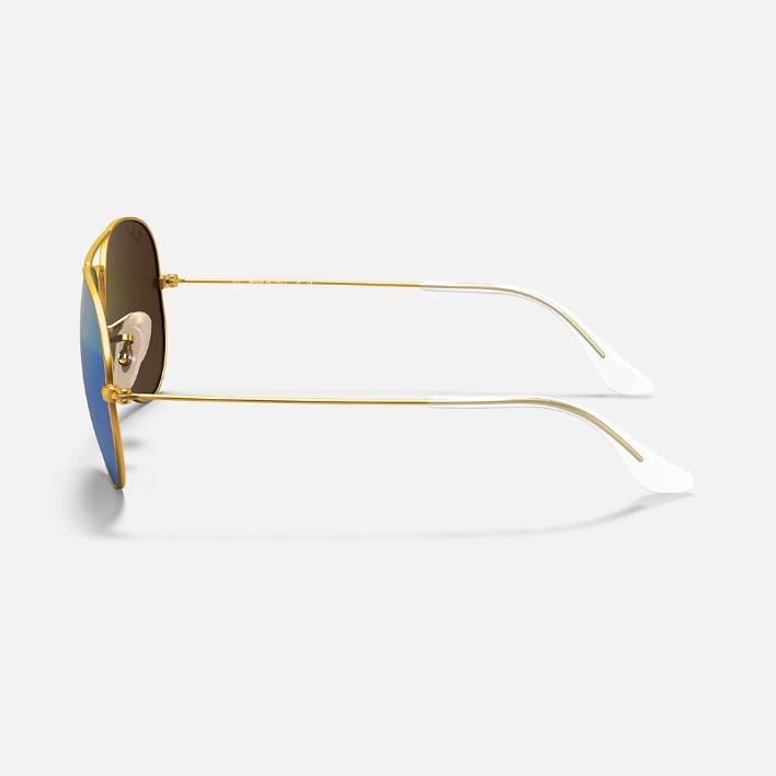 Ray Ban Women Pilot Frame Bronze Gold Sunglasses
