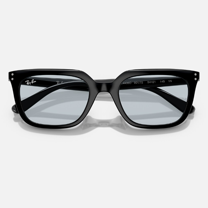 Ray Ban Women Square Frame Asphalt Black Sunglasses