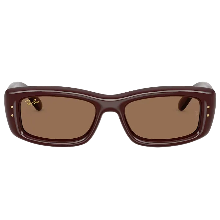 Ray Ban Women Pillow Frame Brown Sunglasses