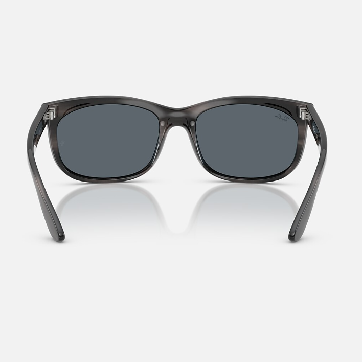 Ray Ban Men Pillow Frame Lead Gray Sunglasses