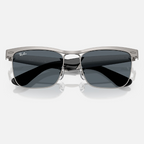 Ray Ban Men Square Frame Matte Sandblasted Sunglasses