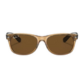 Ray Ban Women Square Frame Polished Honey Sunglasses