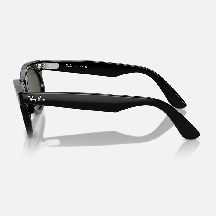 Ray Ban Women Oval Frame Tar Black Sunglasses