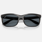 Ray Ban Men Pillow Frame Lead Gray Sunglasses