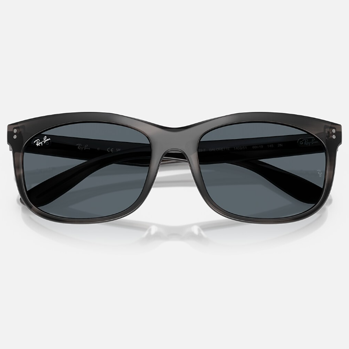 Ray Ban Men Pillow Frame Lead Gray Sunglasses