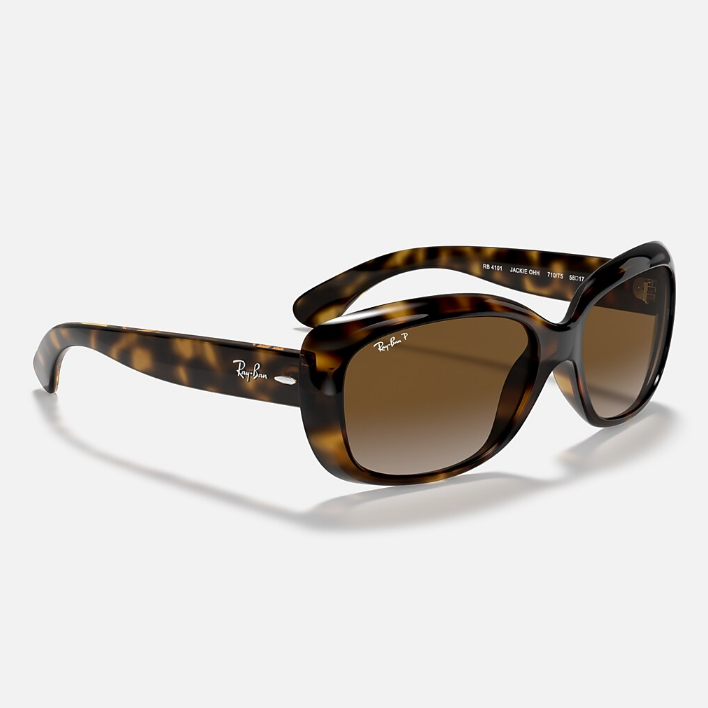 Ray Ban Women Butterfly Frame Polished Light Havana Sunglasses