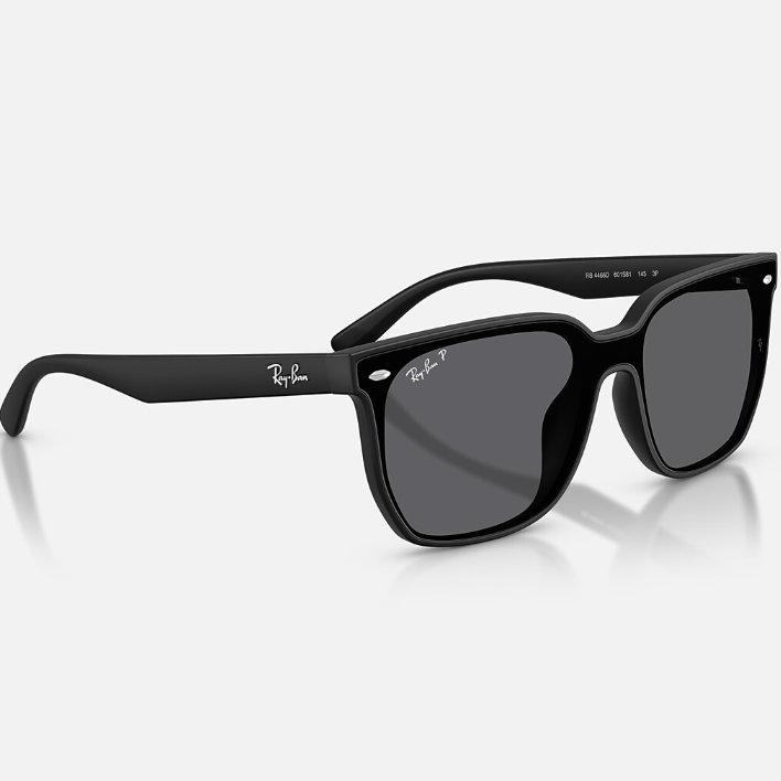Ray Ban Women Square Frame Negro Mate Black Sunglasses