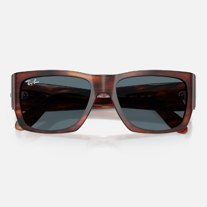 Ray Ban Women Square Frame Deep Umber Sunglasses