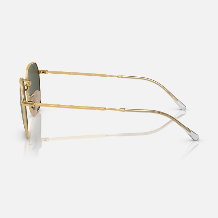 Ray Ban Women Irregular Frame Champagne Gold Sunglasses