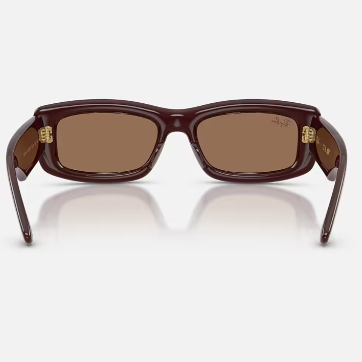 Ray Ban Women Pillow Frame Brown Sunglasses