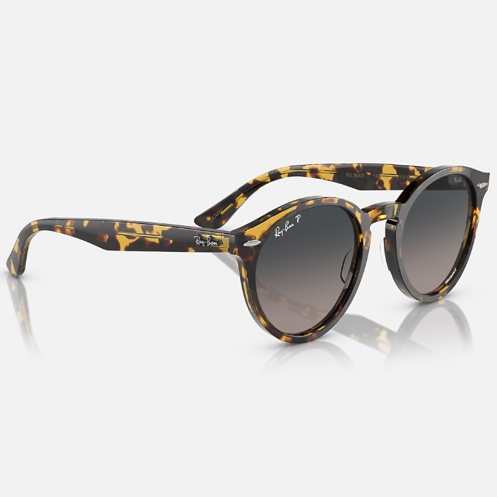 Ray Ban Women Square Phantos Havana Yellow Turtle Sunglasses