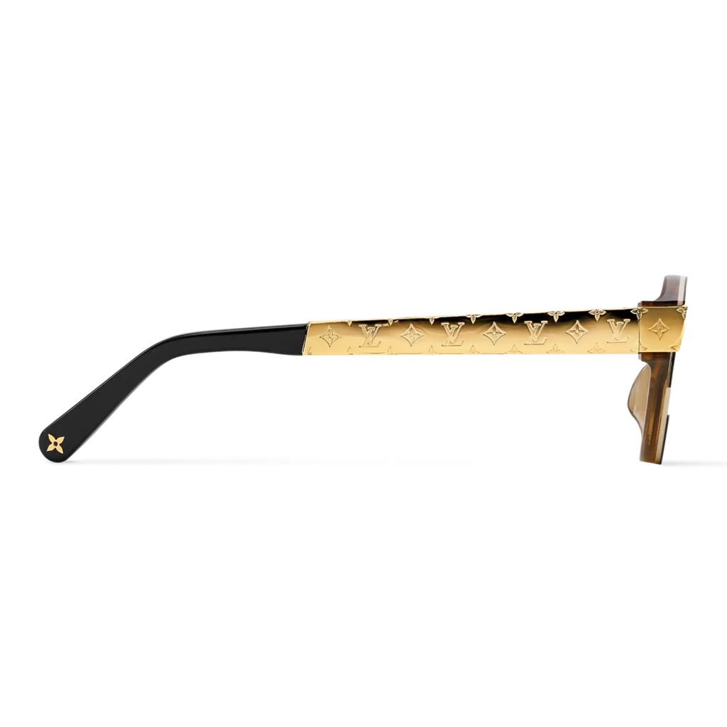 Louis Vuitton Women Cat-Eye Frame Coil black Sunglasses