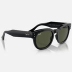 Ray Ban Women Square Frame Soot Black Sunglasses