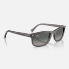 Ray Ban Men Rectangle Frame Light Grey Sunglasses