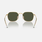 Ray Ban Women Irregular Frame Champagne Gold Sunglasses