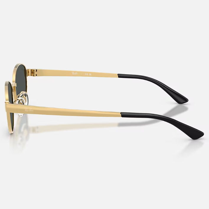 Ray Ban Women Oval Frame Gold Sunglasses