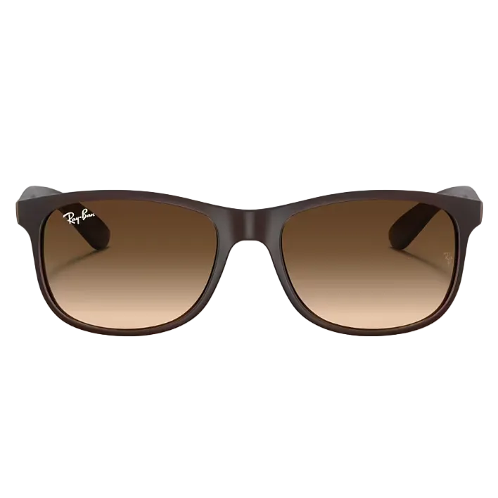 Ray Ban Women Square Frame Deep Brown Sunglasses