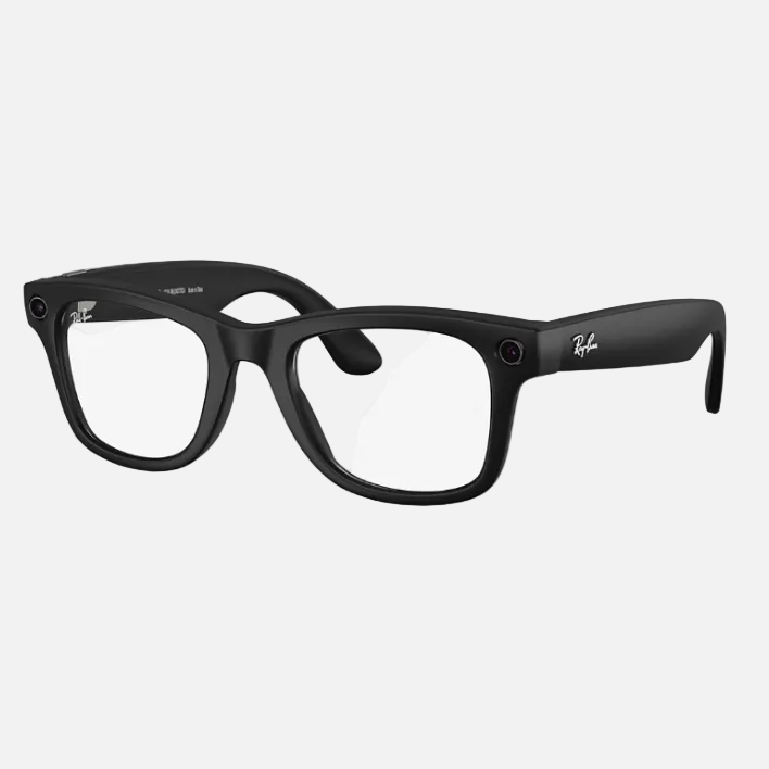 Ray Ban Women Square Frame Matte Black Sunglasses