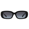 Louis Vuitton Women Oval  Frame Jet Black Sunglasses