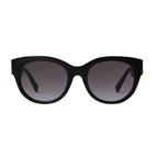 Louis Vuitton Women Round Frame Jet Black Sunglasses