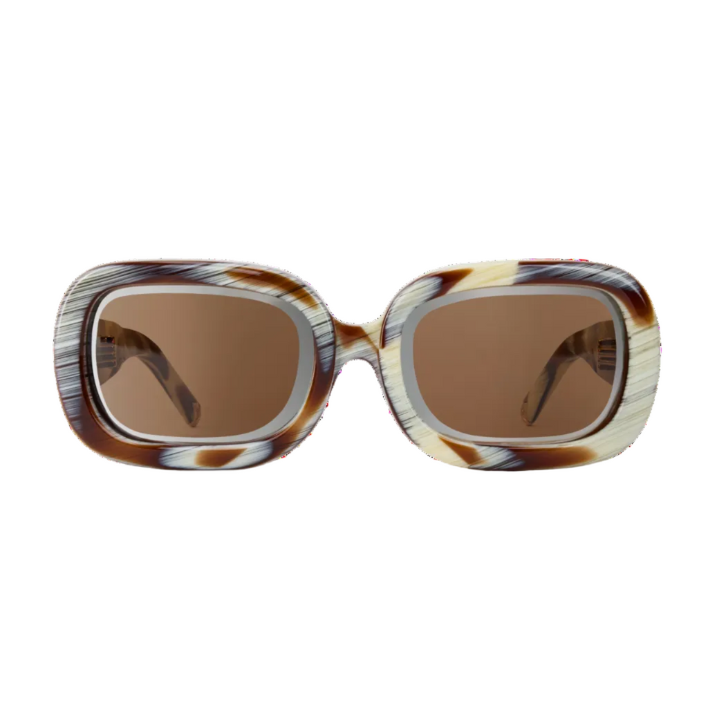 Louis Vuitton Women Square Frame Honey Sunglasses