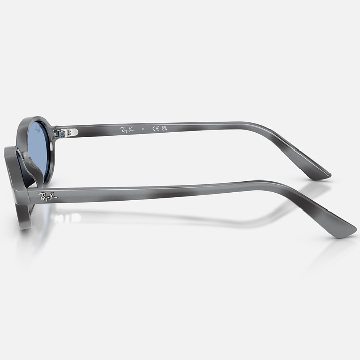 Ray Ban Women Oval Frame Grey Sunglasses