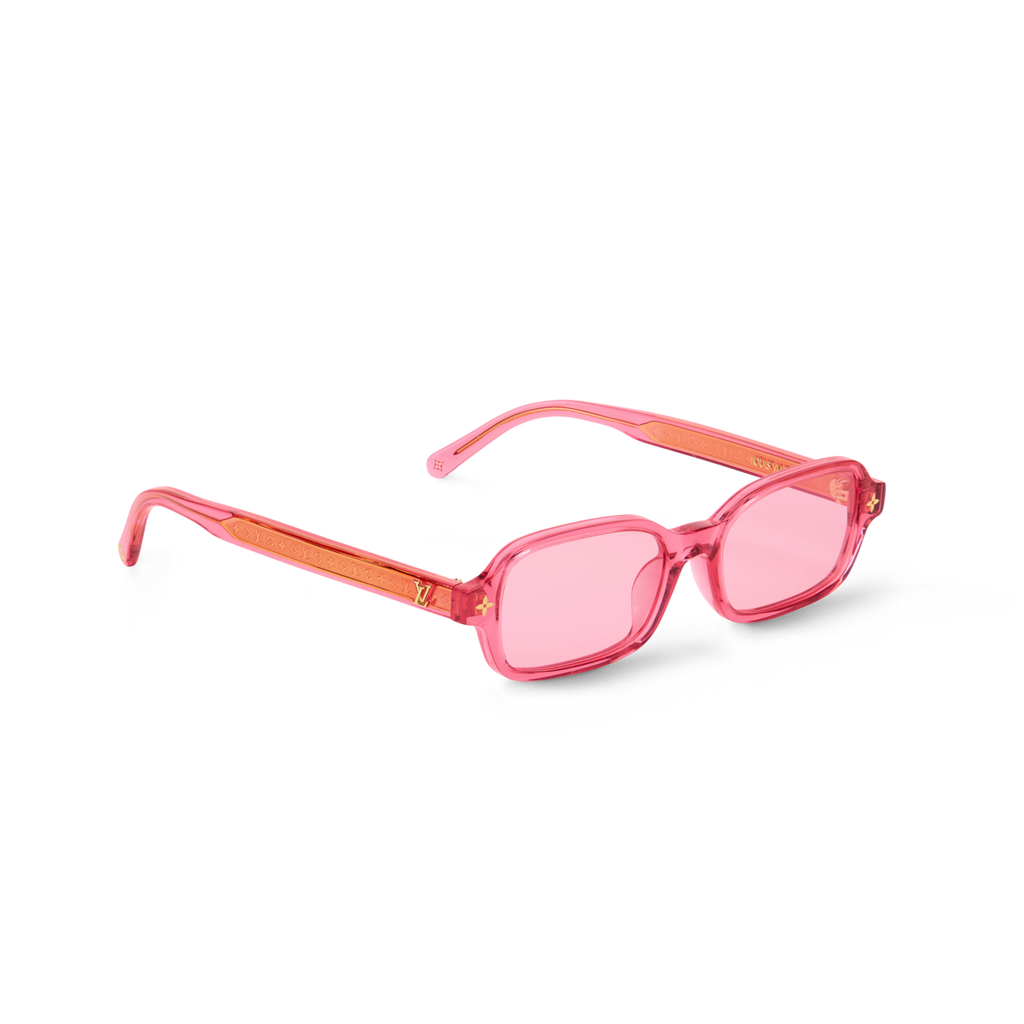 Louis Vuitton Women Rectangle Frame Pink Sunglasses