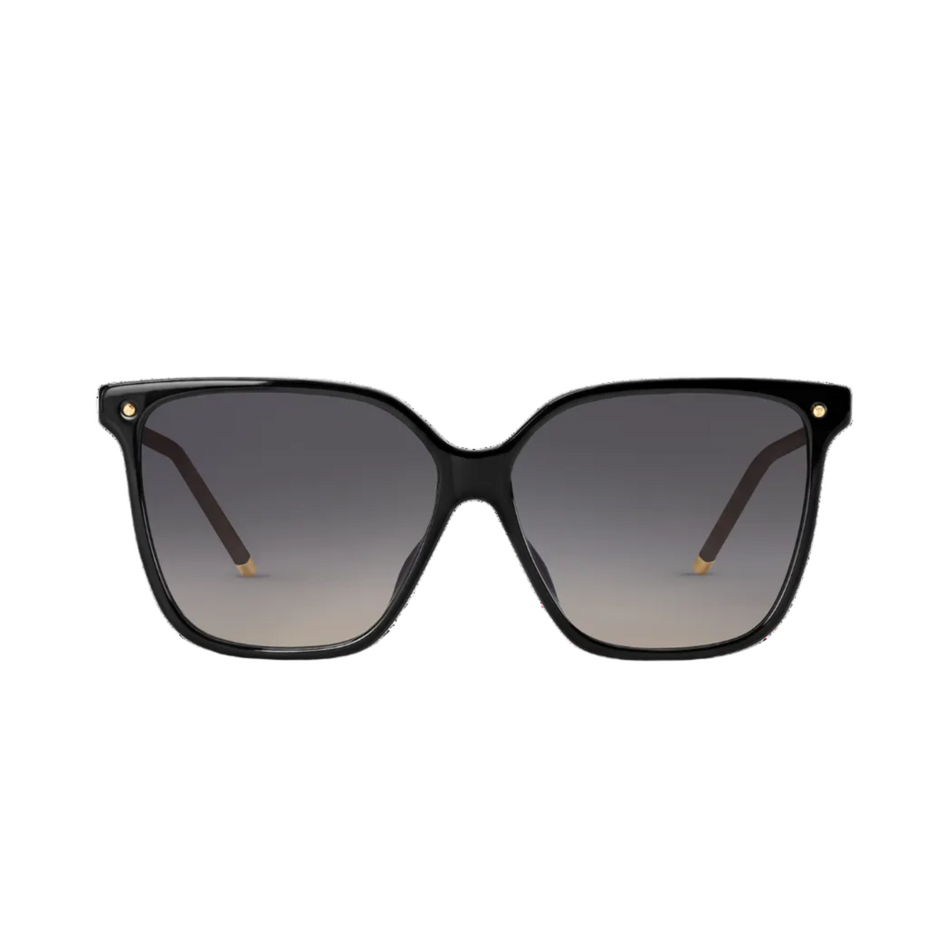 Louis Vuitton Women Square Frame Pitch Black Sunglasses