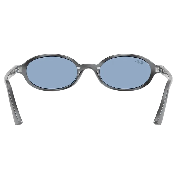 Ray Ban Women Oval Frame Grey Sunglasses