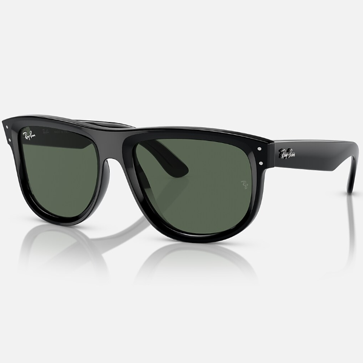 Ray Ban Men Square Frame Pearl Black Sunglasses