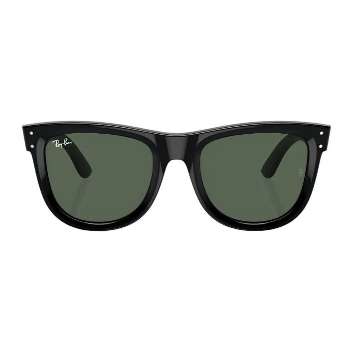 Ray Ban Women Square Frame Raven Black Sunglasses
