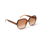 Louis Vuitton Women Square Frame Dark Brown Sunglasses
