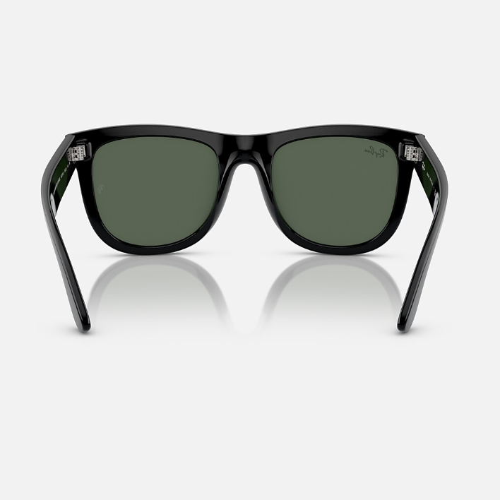 Ray Ban Women Square Frame Raven Black Sunglasses