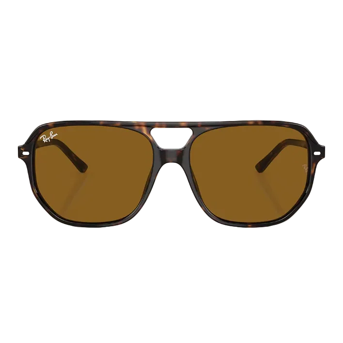 Ray Ban Women Irregular Frame Dark Chocolate Sunglasses