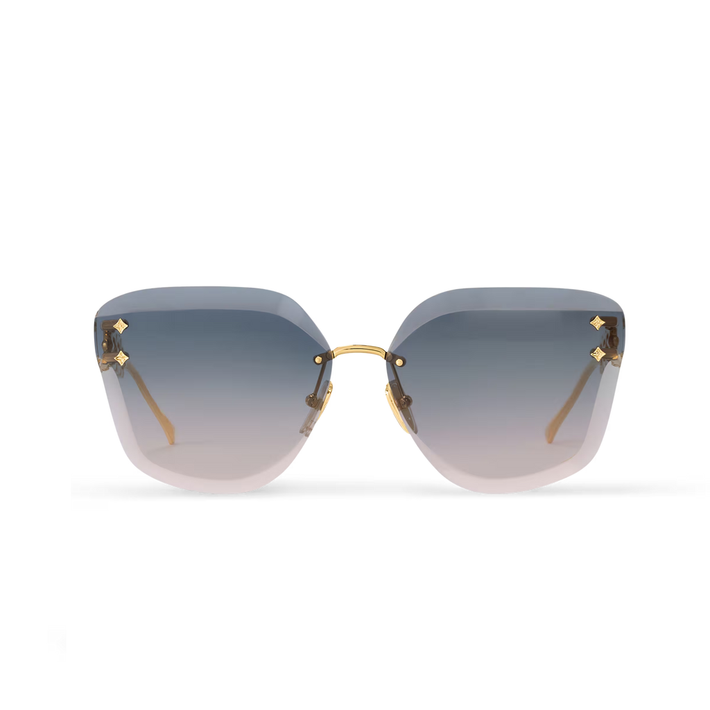 Louis Vuitton Women Cat Eye Frame Royal Gold Sunglasses