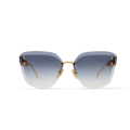 Louis Vuitton Women Cat Eye Frame Rich Gold Sunglasses