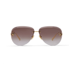 Louis Vuitton Women Pilot Frame Royal Gold Sunglasses