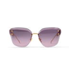 Louis Vuitton Women Cat Eye Frame Soft Gold Sunglasses