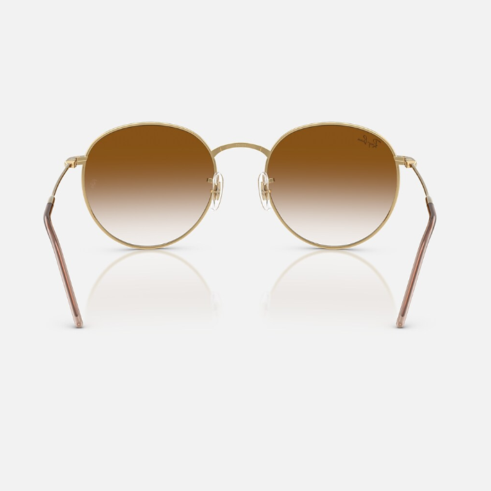 Ray Ban Women Phantos Frame Biscuit Gold Sunglasses