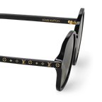 Louis Vuitton Women Square Frame Slate Black Sunglasses