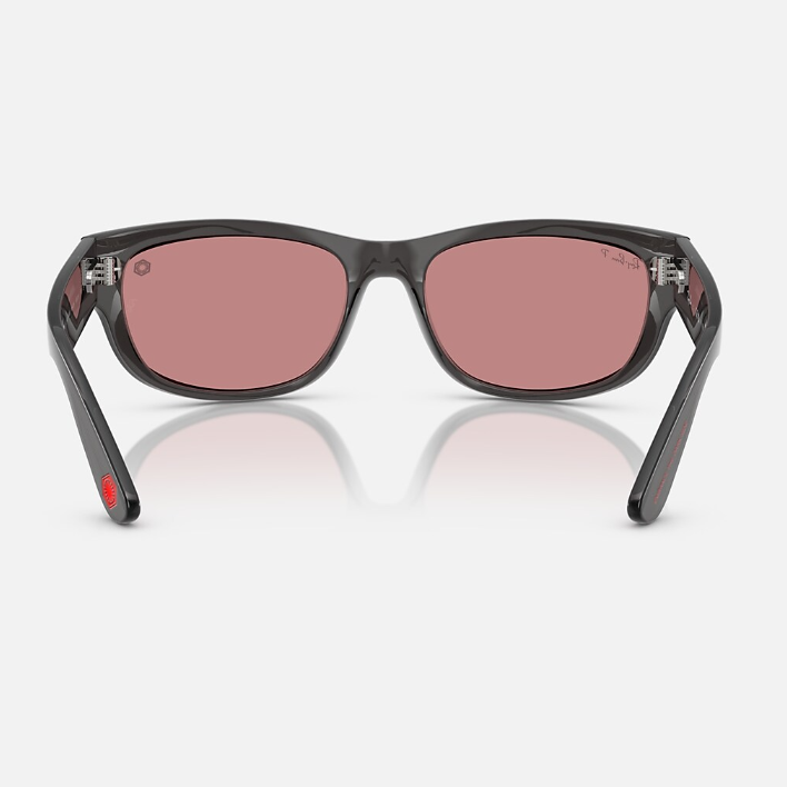 Ray Ban Women Pillow Frame Transparent Black Sunglasses