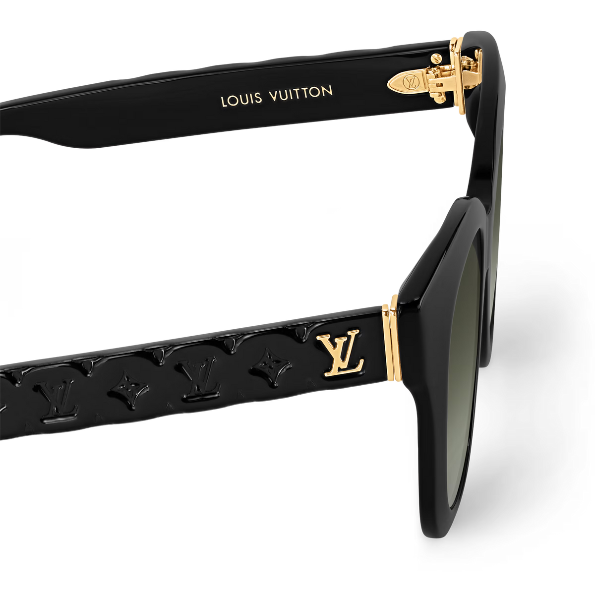 Louis Vuitton Women Round Frame Ebony Sunglasses