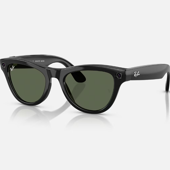 Ray Ban Women Cat Eye Frame Ink Black Sunglasses