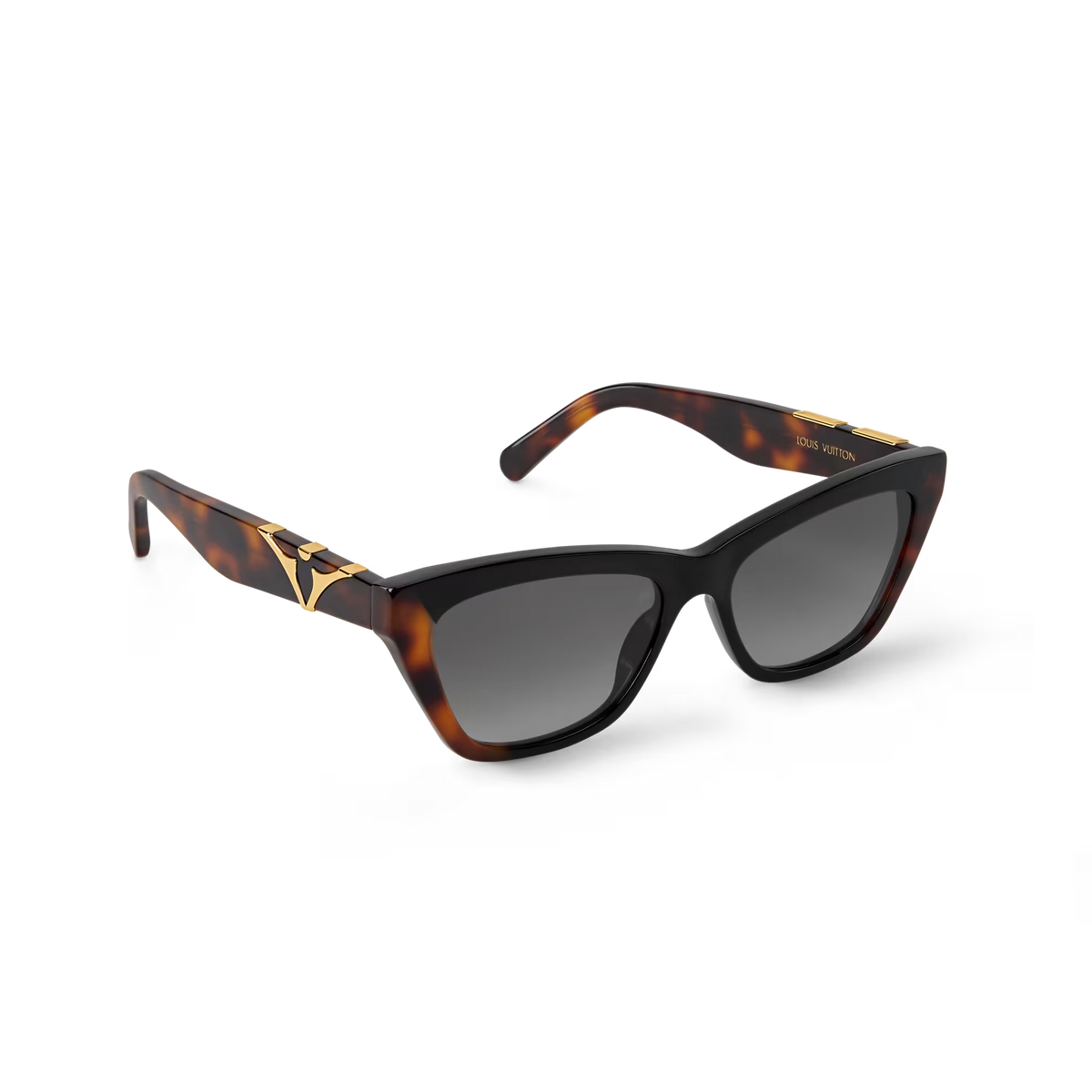 Louis Vuitton Women Cat Eye Frame Brown Tortoise Sunglasses