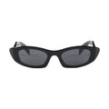Prada Women Geometric Frame Lava Black Sunglasses
